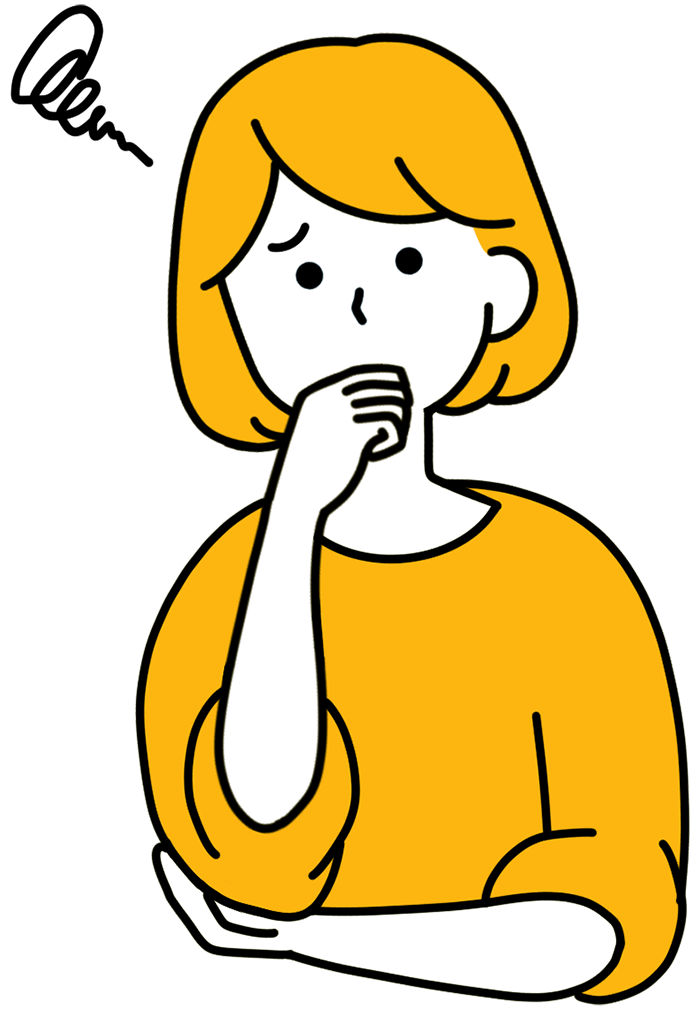 悩んでいる女性